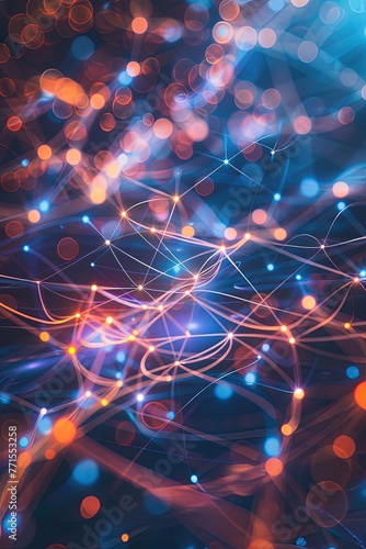 Abstract data visualization Insightful Data Visions - Unraveling Patterns and Trends Book Cover