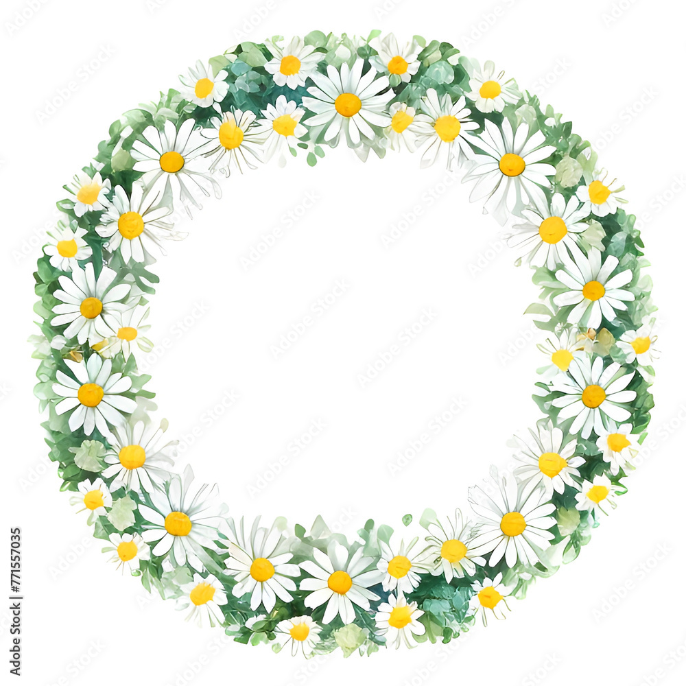 flower wreath isolated flower wreath isolated
