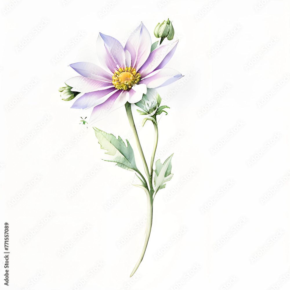 isolated watercolor flowers isolated watercolor flowers