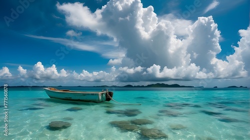 boat on the sea