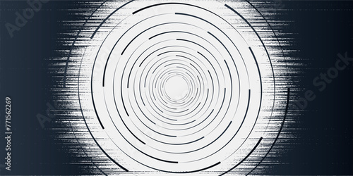 Spiral sound wave rhythm line dynamic abstract vector background.