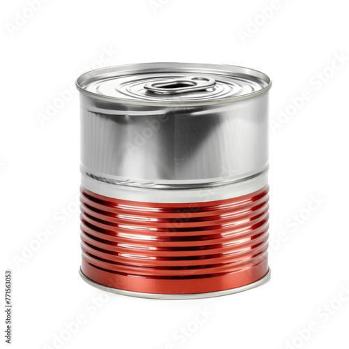 canned Food with Clipping Path on white background