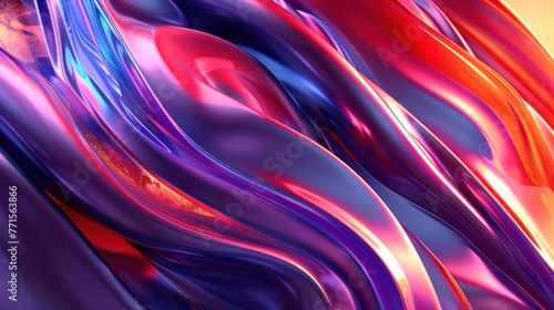 Abstract colorful movement background.AI generated image.