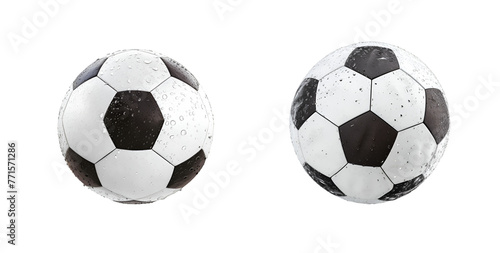 soccer ball isolated on white © Le MK