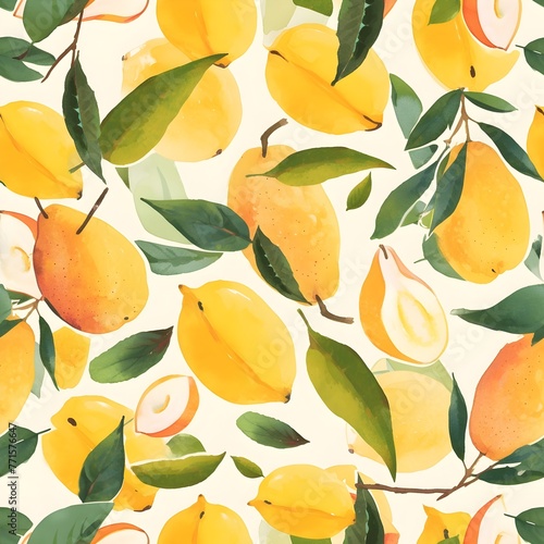 Juicy Mango Slices A Tropical Delight Brimming with Vibrant Colors and Exotic Flavors