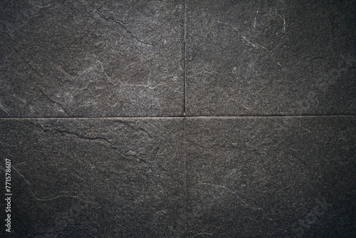 Sleek Black Brick Texture: Modern Architectural Detail