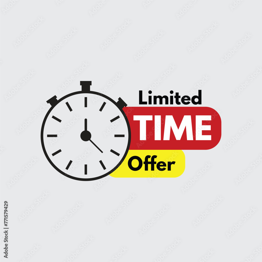 limited time offer vector design. eps10 format. limited time offer vector design. eps10 format.