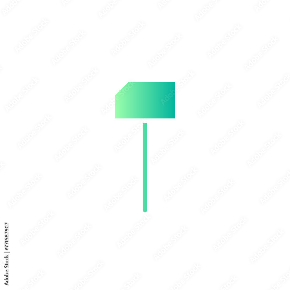 hammer gradient icon hammer gradient icon