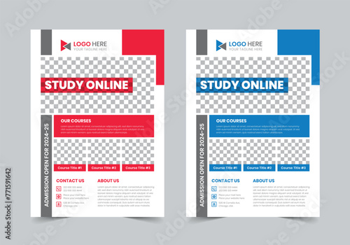 Online Course Flyer Template | A4 | Print Ready
