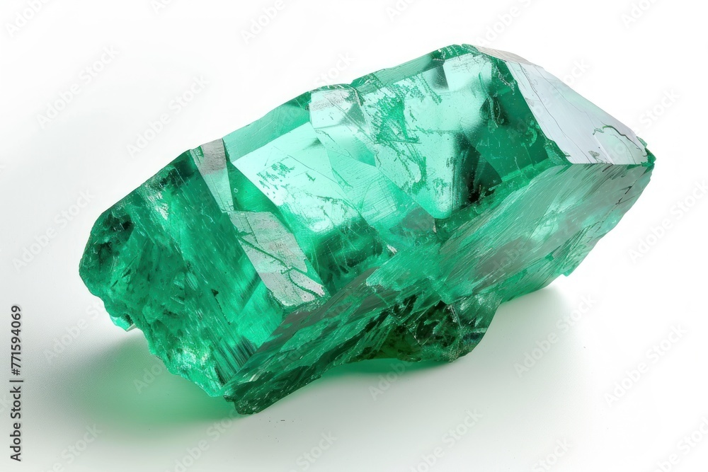 Emerald Isolated on white background Emerald Isolated on white background