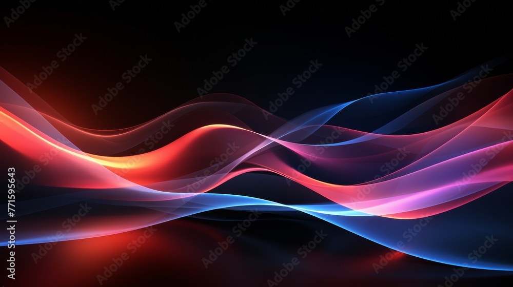Abstract digital lines, tech background with lower copy space Abstract digital lines, tech background with lower copy space