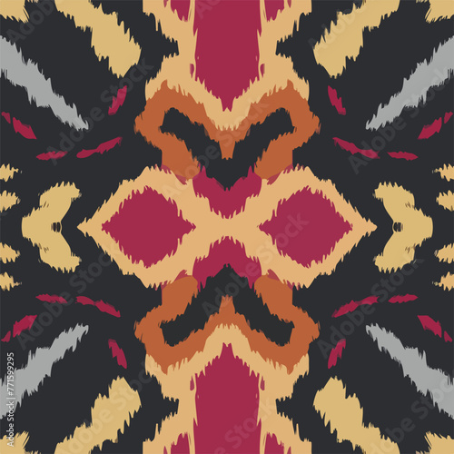 ethnic ikat patterni,ikat ethnic traditional Design for background,carpet,wallpaper,clothing,wrapping,Batik,fabric