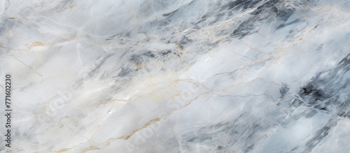 A close up of a marble texture resembling Cumulus clouds, Wind waves, or Meteorological phenomena. The pattern mimics a landscape with sky, water, waves, rocks, and freezing temperatures