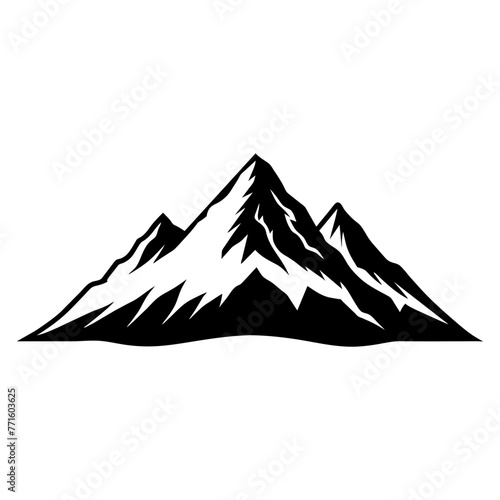 mountain iceberg icon
