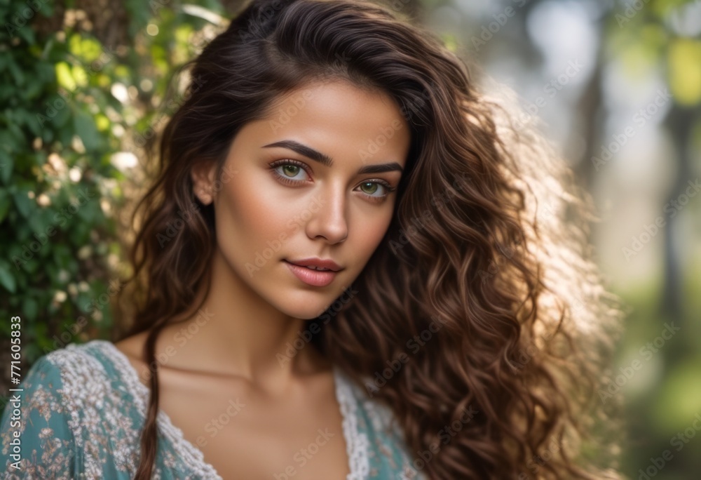 A Portrait Of Breathtakingly Gorgeous, Exotic, Beautiful Woman.
A Portrait Of Breathtakingly Gorgeous, Exotic, Beautiful Woman.