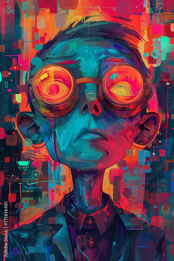 Write a character study of a sentient AI being who composes lofi music ...