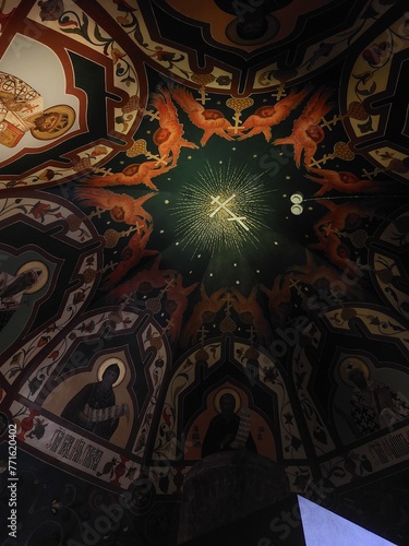 Foto orthodox church fresco