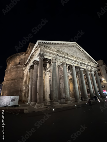 pantheon at night city