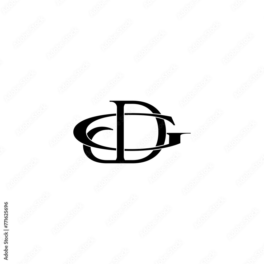 ddg typography letter monogram logo design ddg typography letter monogram logo design