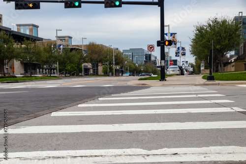 фотографія Walking down the street in Frisco Texas