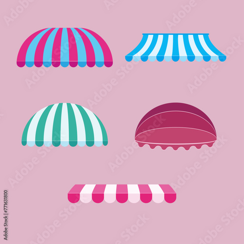 Canopy illustrations of various styles