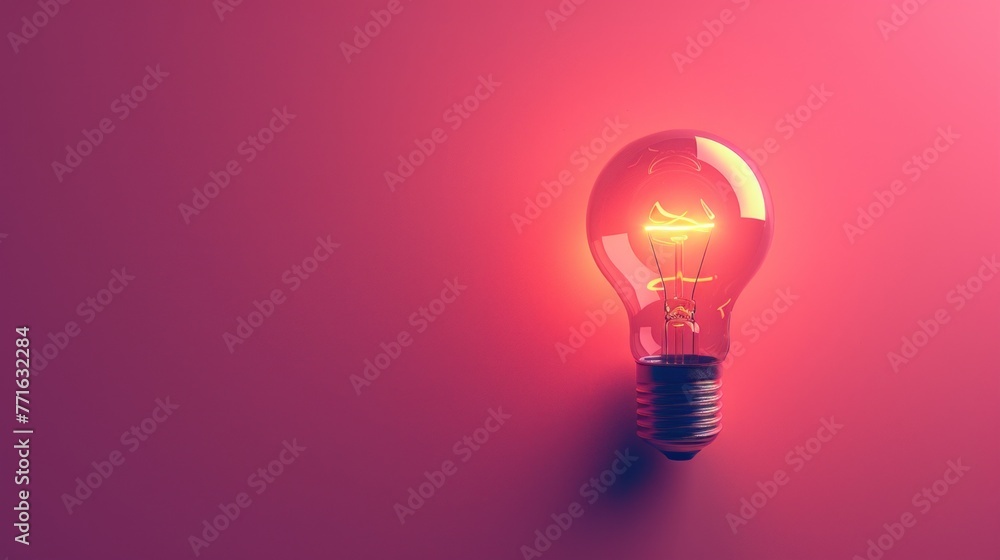 minimalist background of Bright idea for business growth minimalist background of Bright idea for business growth