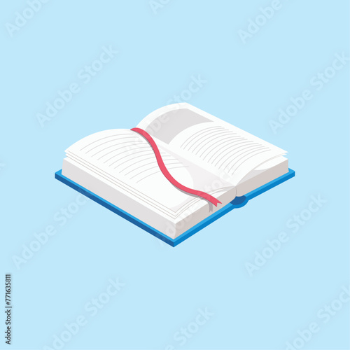 open book isolated on white