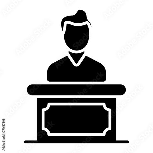 Orator Lecture Icon