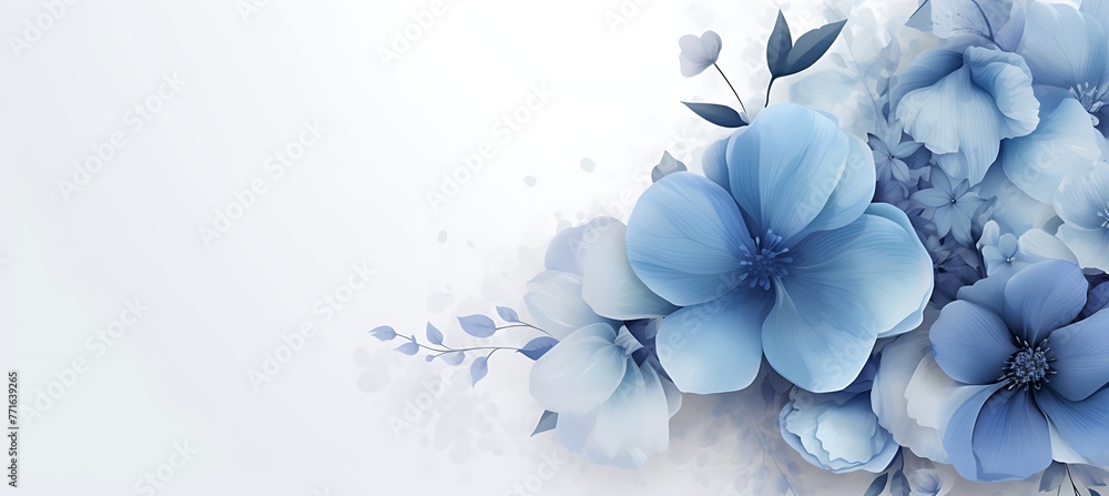 Floral Fantasy: Background Enlivened by a Garden of Flowers Floral Fantasy: Background Enlivened by a Garden of Flowers