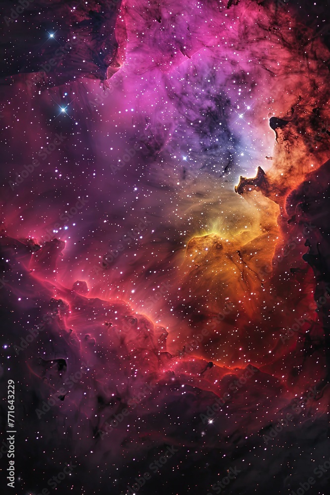Abstract universal nebula pattern