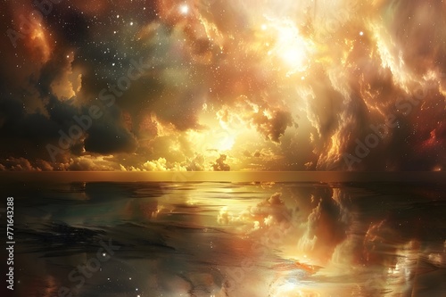Starlight Symphony: Infinite Celestial Playground and Galactic Marvels © dekreatif