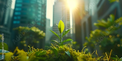 Explore how businesses can incorporate environmental ethics into their operations for sustainable corporate social responsibility. Concept Sustainable sourcing, waste reduction