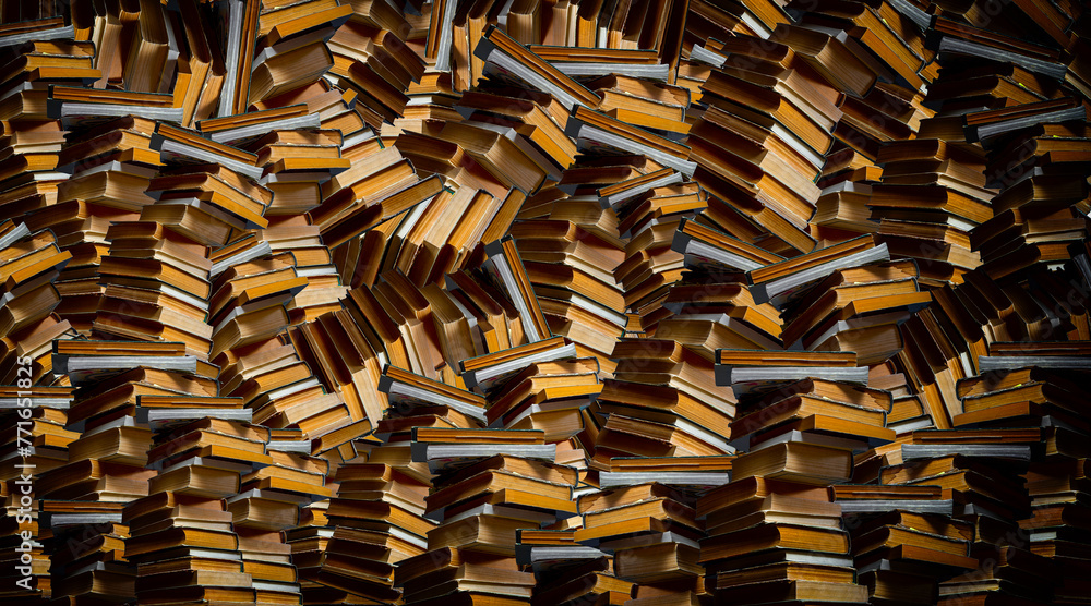 Collage of a large number of different books Collage of a large number of different books