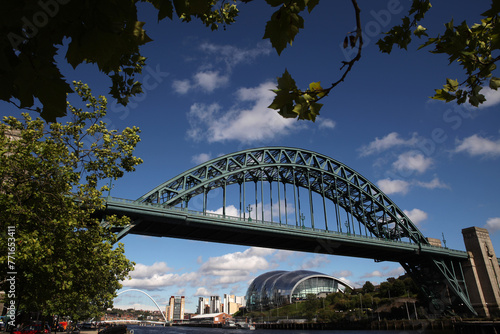 Buildings along the river Tyne - Newcastle Upon Tyne - Northumberland - England - UK © Collpicto