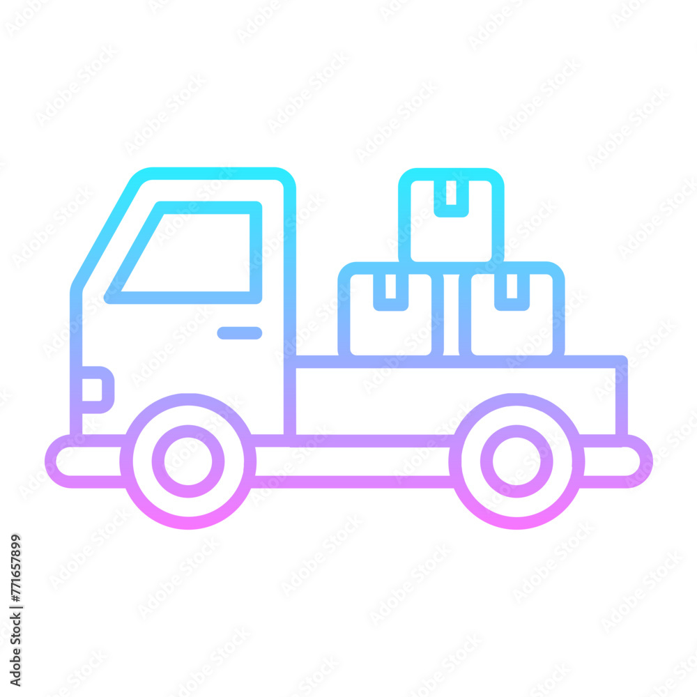 Flatbed Truck Icon