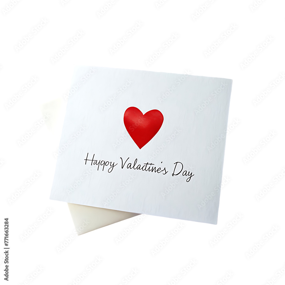 3d heart render isolated for valentine's day composition