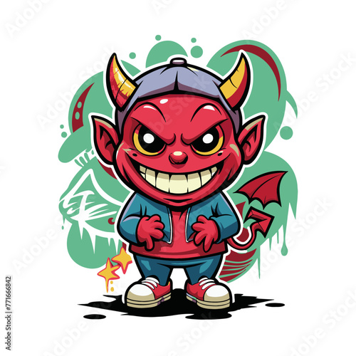 baby devil graffiti #138