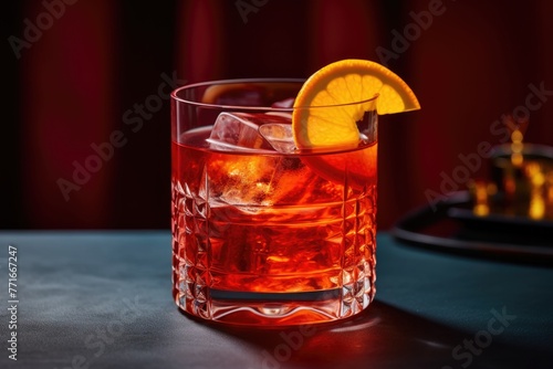 Elegant Negroni Cocktail