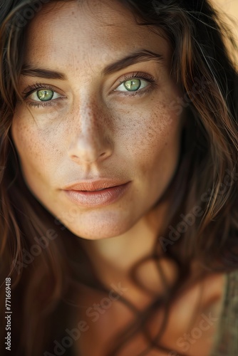 Portrait of a beautiful Italian woman in her 30s, © Nica