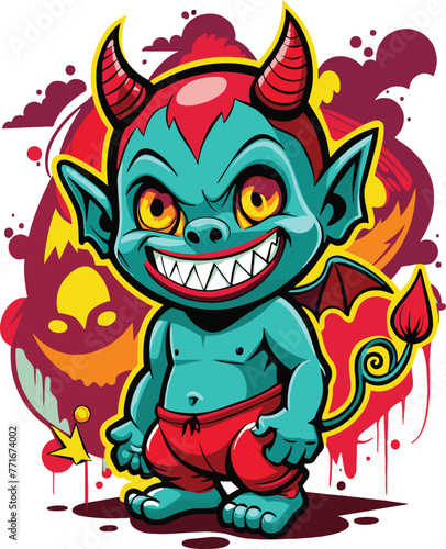 baby devil graffiti  211