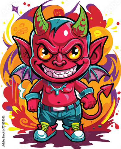 baby devil graffiti #205