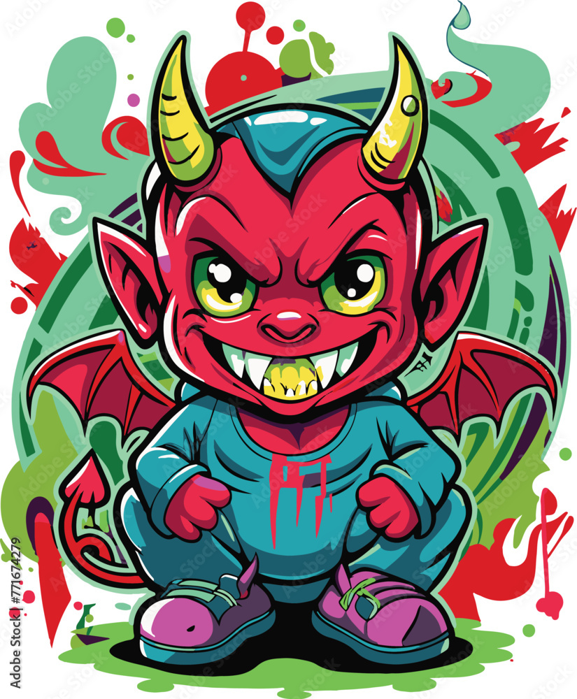 baby devil graffiti #169