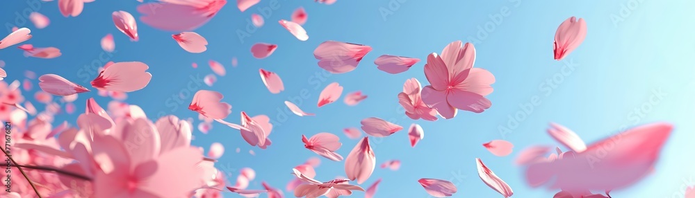 clay style of clay style of A serene illustration of cherry blossom petals dancing in the clear blue sky , no contrast, clean sharp focus clay style of clay style of A serene illustration of cherry blossom petals dancing in the clear blue sky , no contrast, clean sharp focus