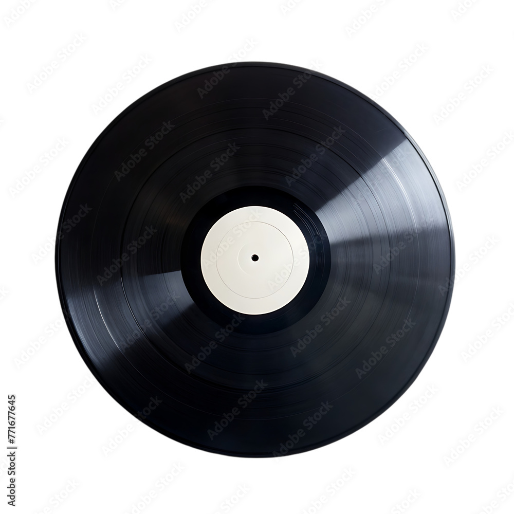 Obraz premium view vinyl record assortment