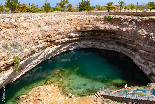 Bimmah Sinkhole, eastern Muscat Governorate,  Oman photo