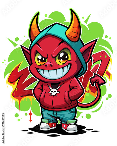 baby devil graffiti #288