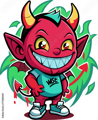 baby devil graffiti #248