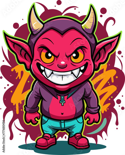 baby devil graffiti #239 photo
