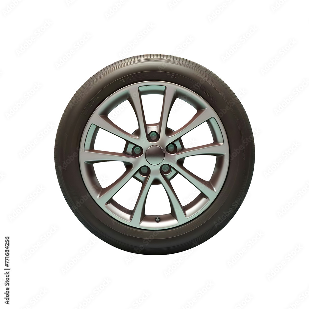 Car wheels isolated on transparent background Car wheels isolated on transparent background