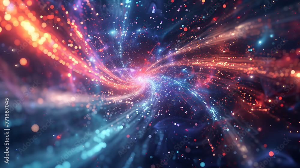 Obraz premium Mysterious space wallpaper for applies to graphic resources used for a variety of designs